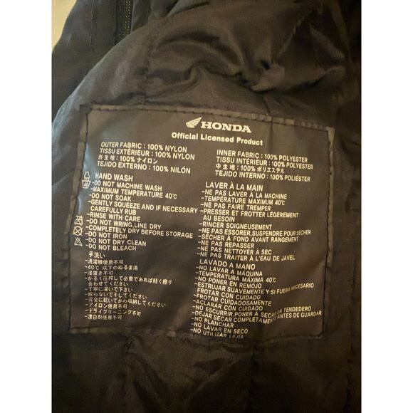 Honda GL Goldwing riding Jacket Tucker Rocky. Mens 2XL Maroon Motorcycle - Picture 7 of 9